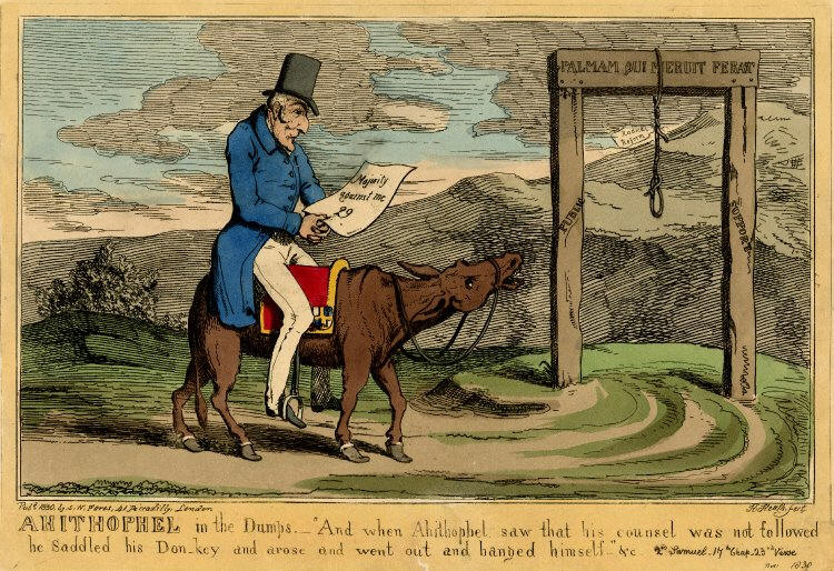 Achitofel verhing zich